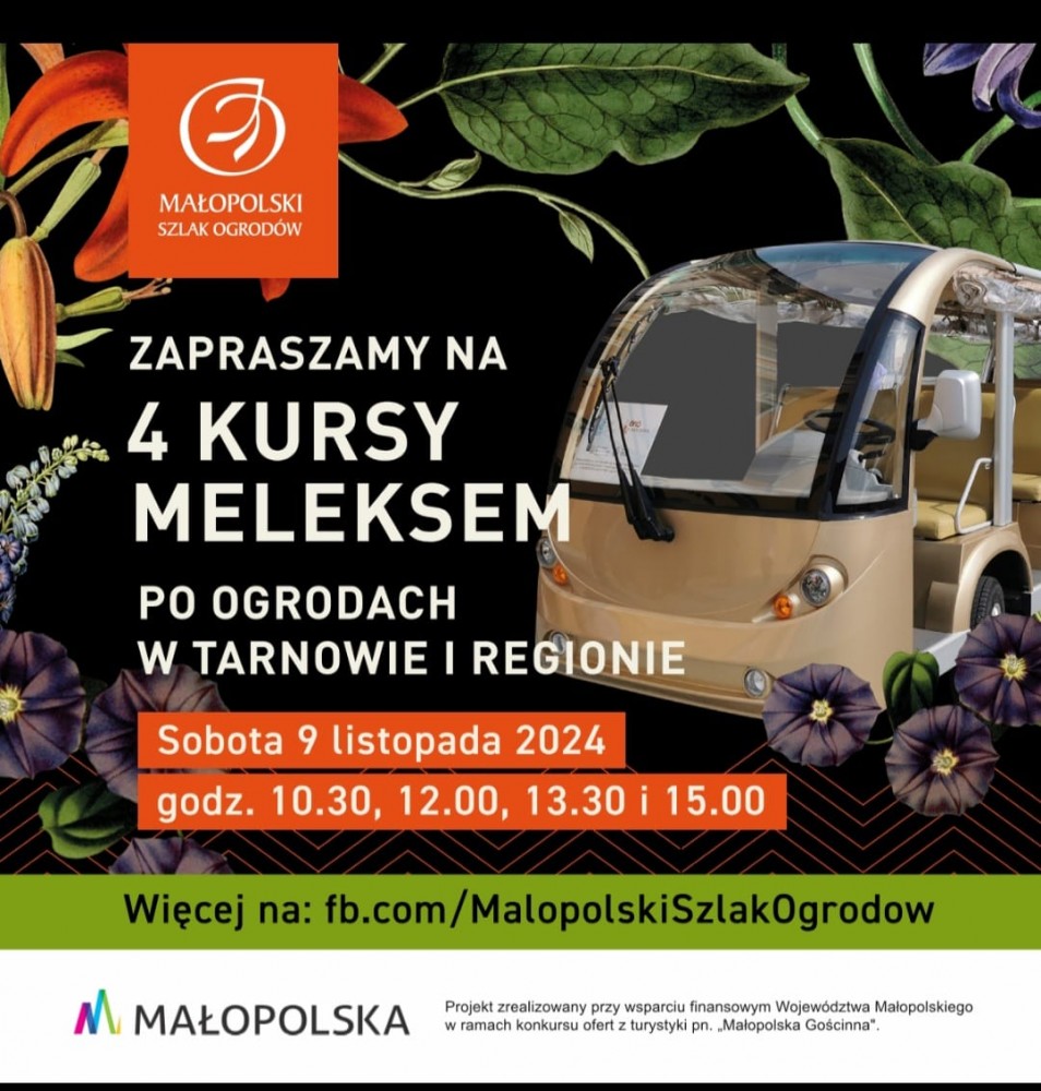 Małopolski Szlak Ogrodów zaprasza na kursy meleksem